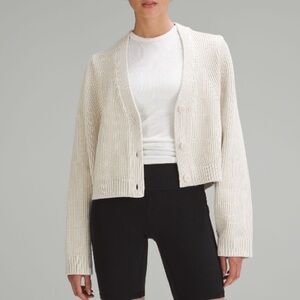 Lululemon cropped cardigan